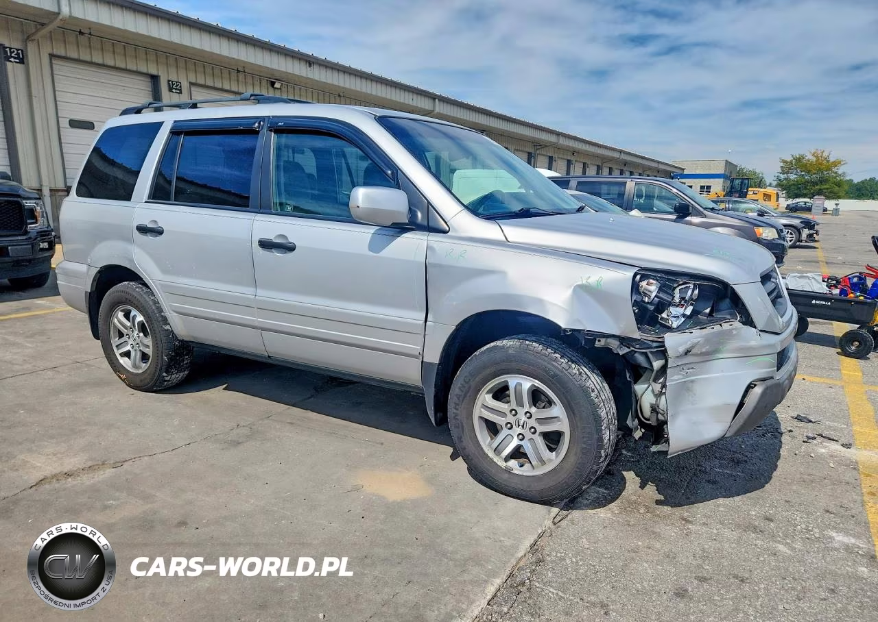 2004 Honda Pilot Ex VIN:2HKYF18494H575558 - 4