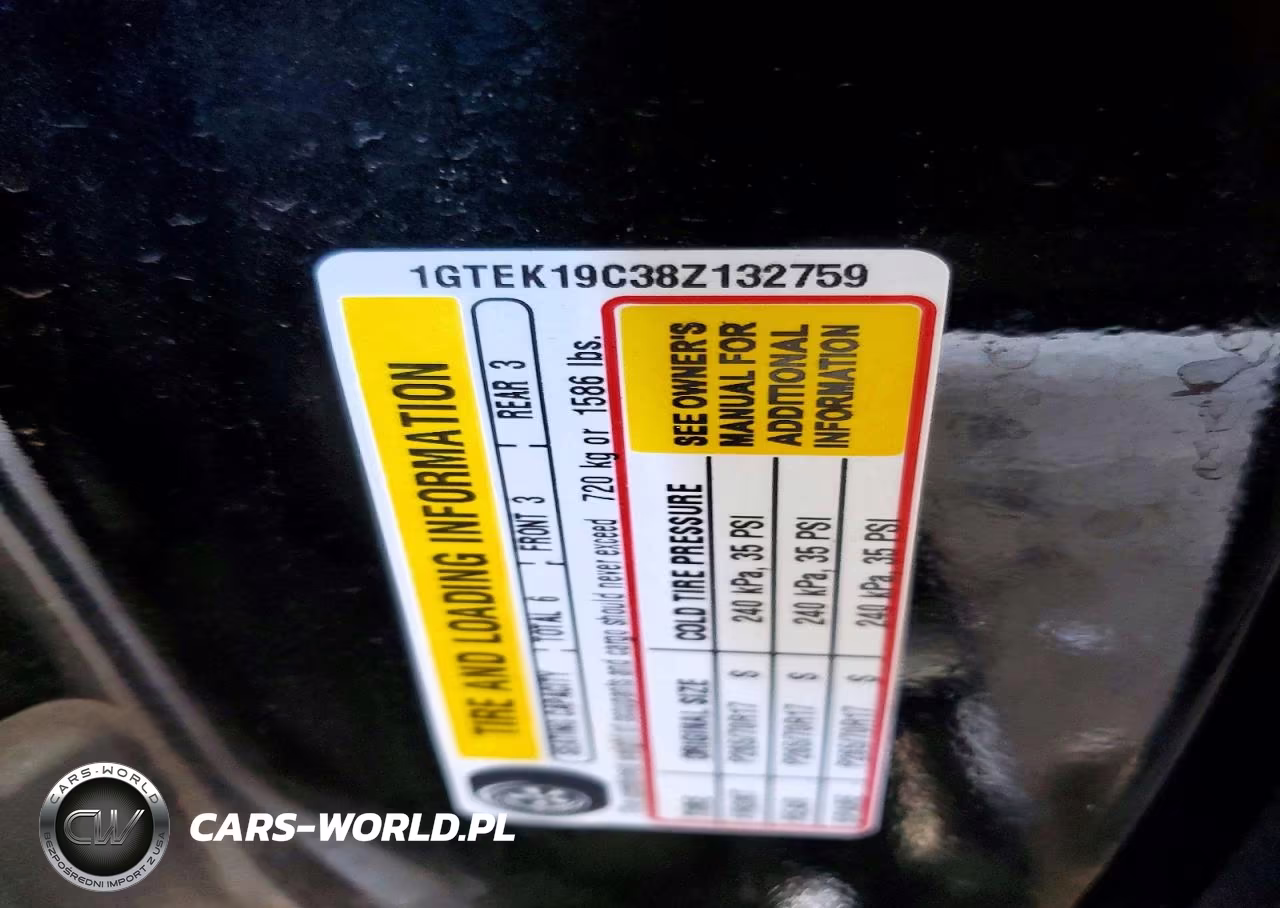 2008 GMC Sierra K1500 VIN:1GTEK19C38Z132759 - 12