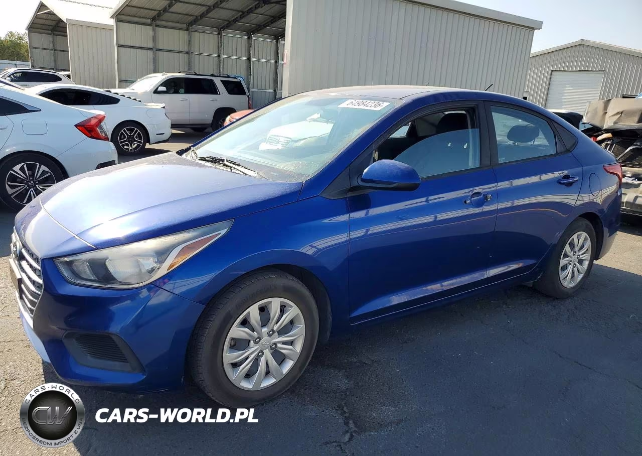 2020 Hyundai Accent Se VIN:3KPC24A61LE106258 - 1
