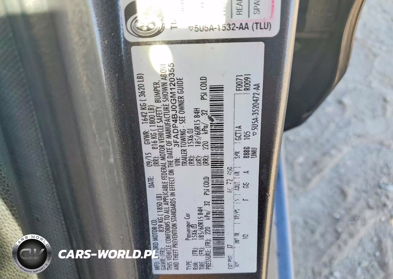 2016 Ford Fiesta Se VIN:3FADP4BJ0GM120355 - 12