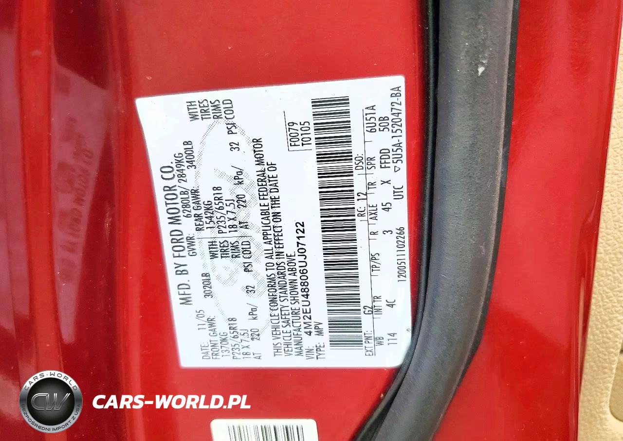 2006 Mercury Mountaineer Premier VIN:4M2EU48806UJ07122 - 14