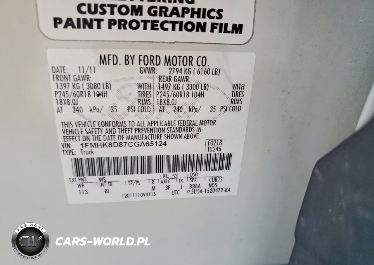 2012 Ford Explorer Xlt VIN:1FMHK8D87CGA65124 - 13
