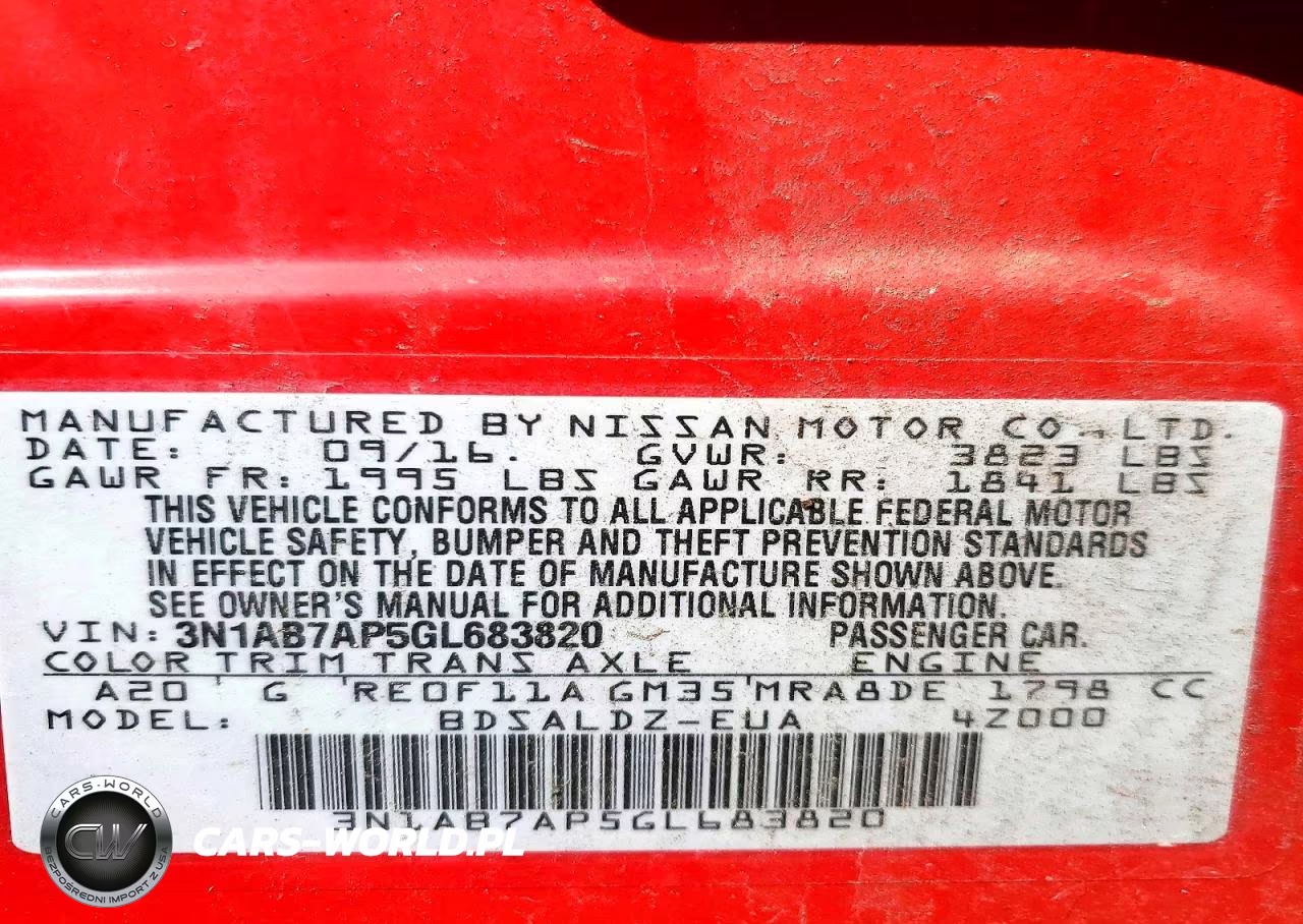 2016 Nissan Sentra Sv VIN:3N1AB7AP5GL683820 - 12