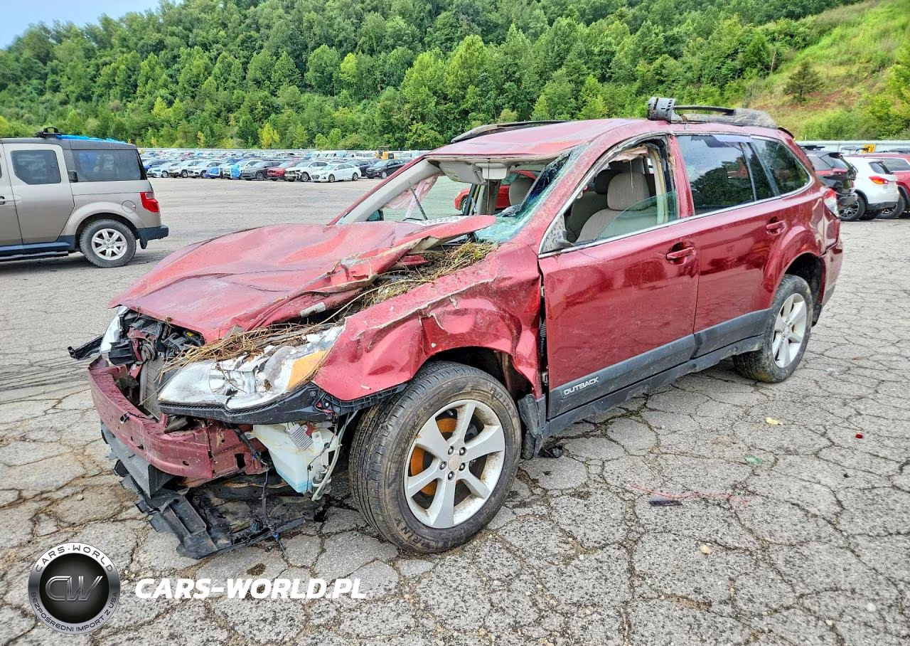 2014 Subaru Outback 2.5I Premium VIN:4S4BRCCCXE3208555 - 1