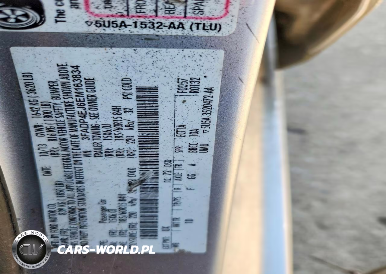 2014 Ford Fiesta Se VIN:3FADP4EJ6EM163834 - 12