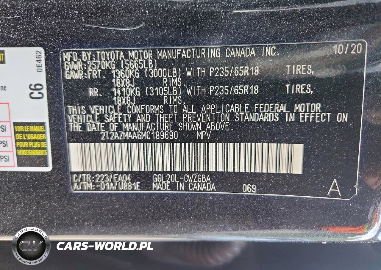 2021 Lexus Rx 350 Base VIN:2T2AZMAA6MC189690 - 14