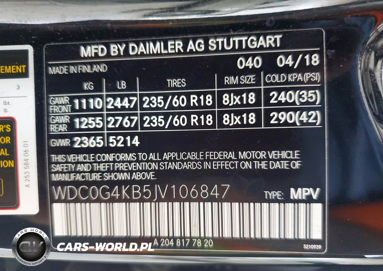 2018 Mercedes-Benz Glc 300 4Matic VIN:WDC0G4KB5JV106847 - 14