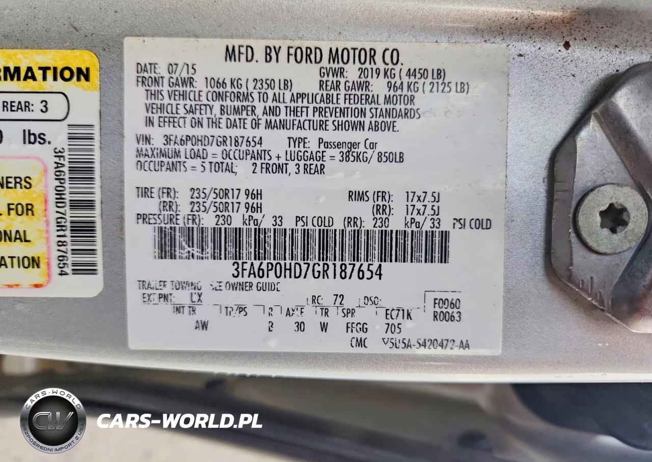 2016 Ford Fusion Se VIN:3FA6P0HD7GR187654 - 12