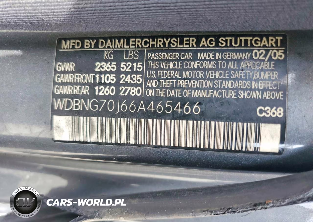 2006 Mercedes-Benz S 430 VIN:WDBNG70J66A465466 - 12