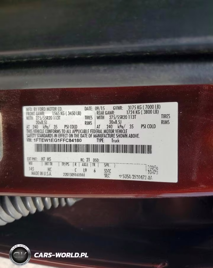2015 Ford F150 Supercrew VIN:1FTEW1EG1FFC84180 - 13