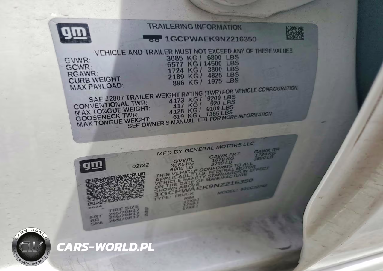 2022 Chevrolet Silverado Ltd C1500 VIN:1GCPWAEK9NZ216350 - 12