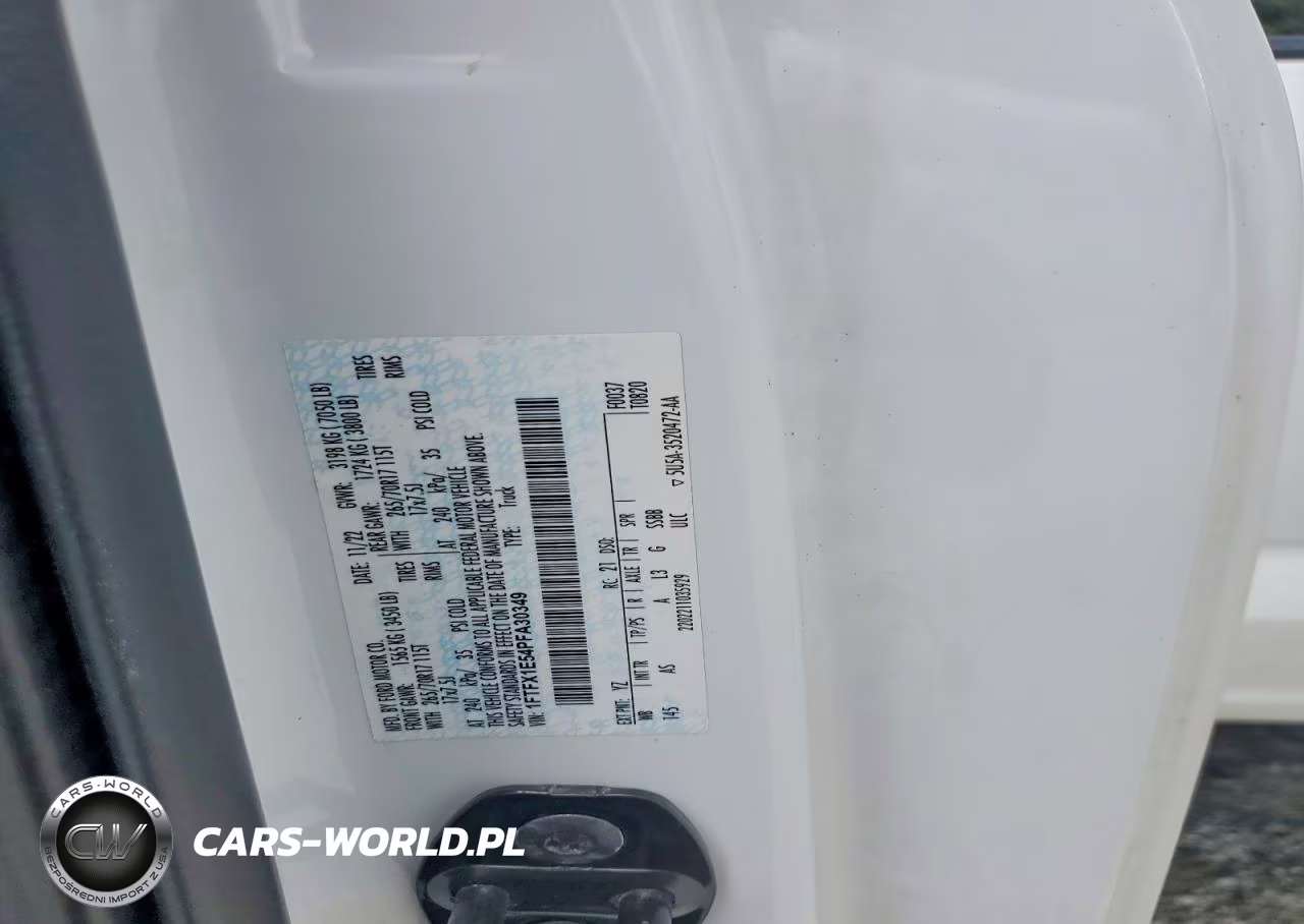 2023 Ford F150 Super Cab VIN:1FTFX1E54PFA30349 - 12