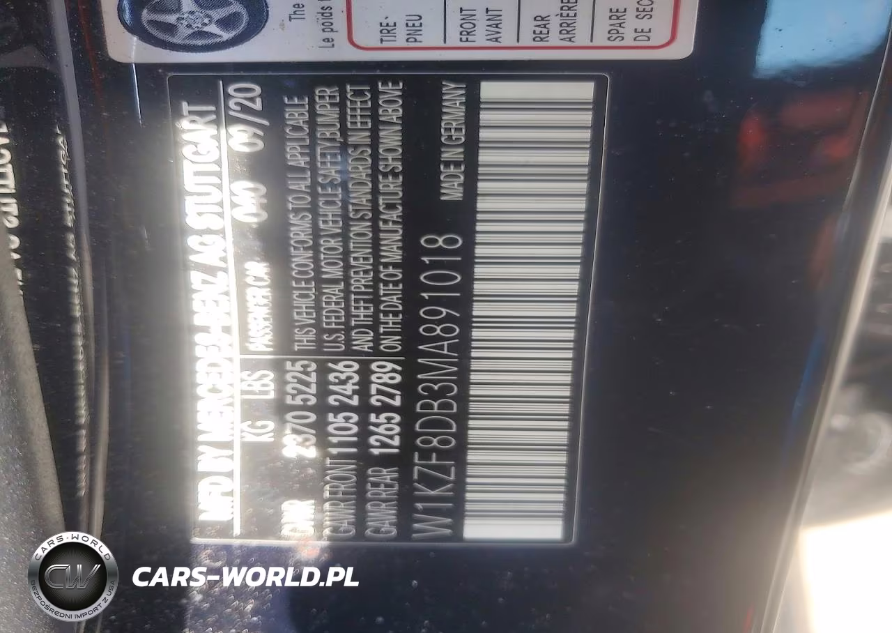 2021 Mercedes-Benz E 350 VIN:W1KZF8DB3MA891018 - 12