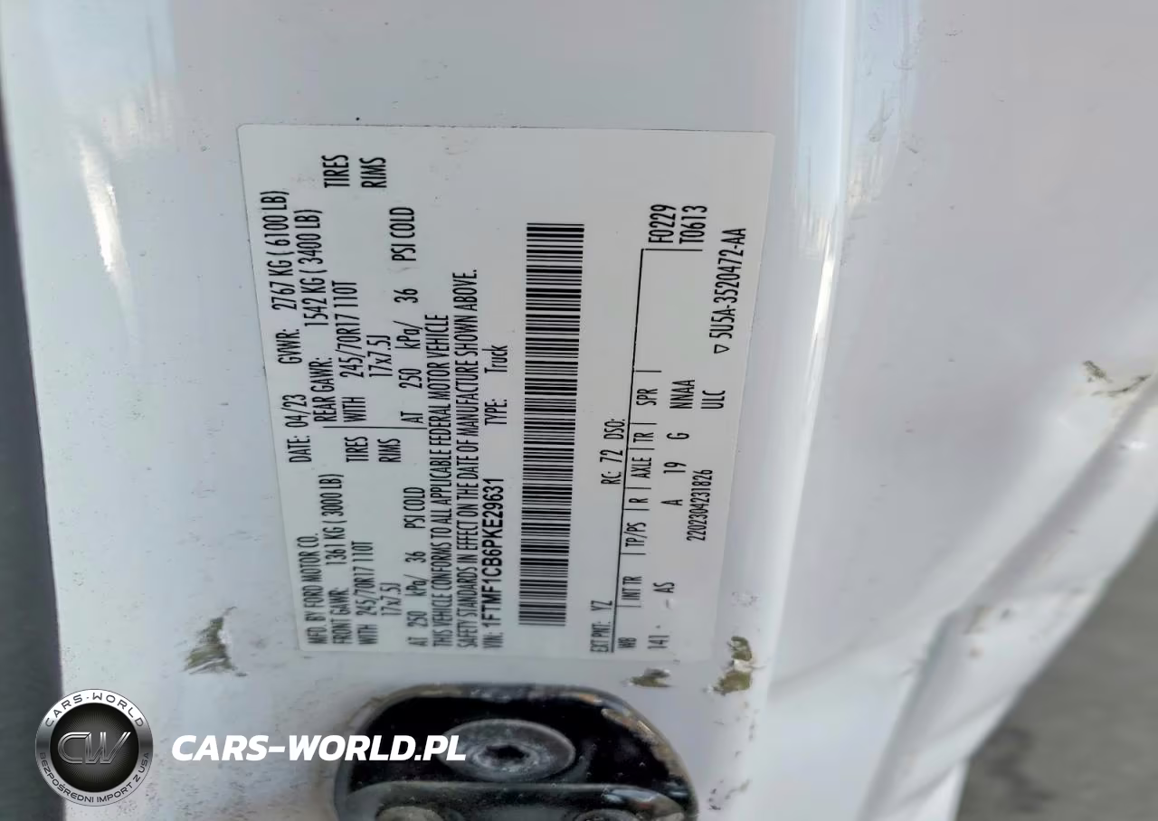 2023 Ford F150 VIN:1FTMF1CB6PKE29631 - 12