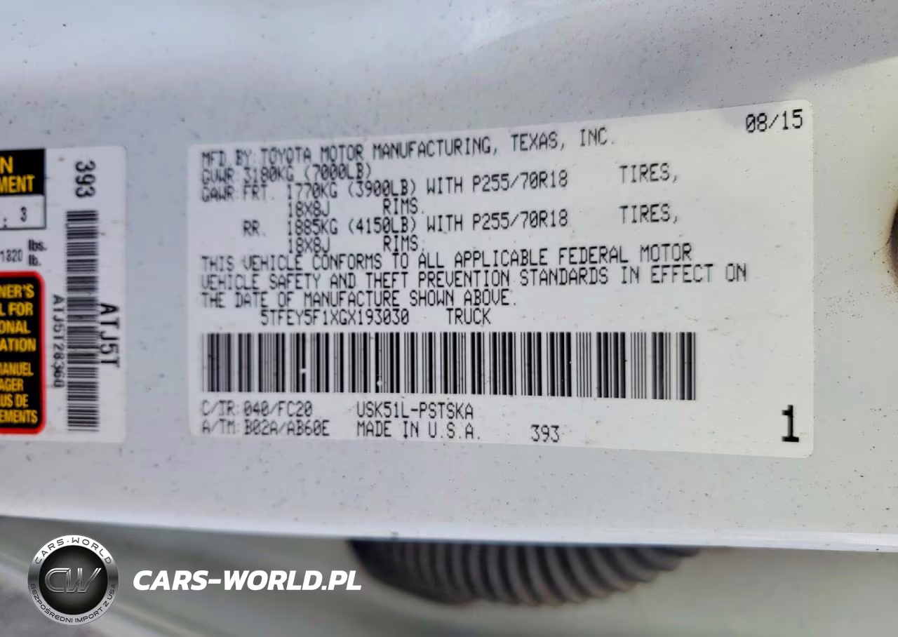 2016 Toyota Tundra Crewmax Sr5 VIN:5TFEY5F1XGX193030 - 12