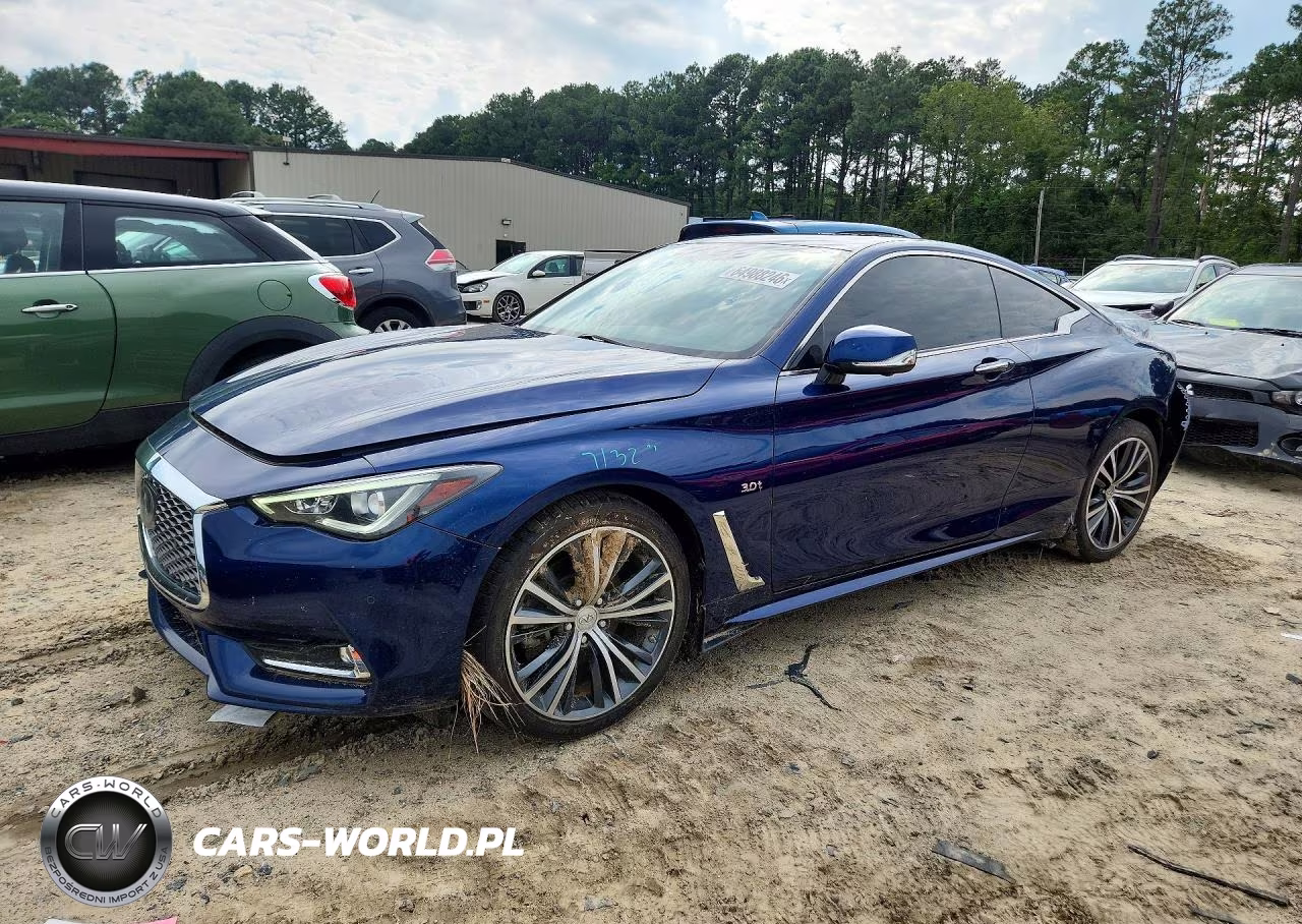 2018 Infiniti Q60 3.0T Luxe VIN:JN1EV7EL7JM390739 - 1