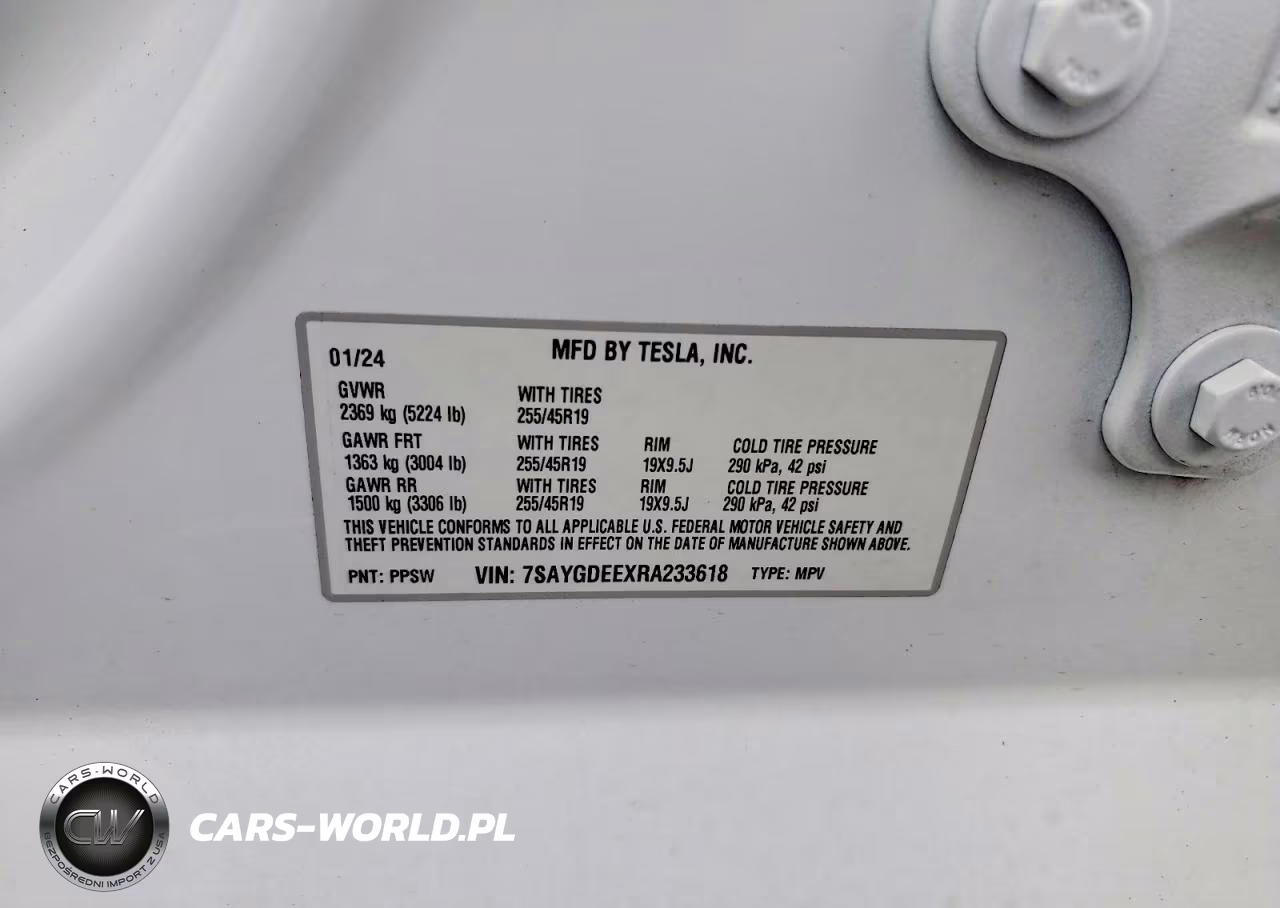 2024 Tesla Model Y VIN:7SAYGDEEXRA233618 - 13
