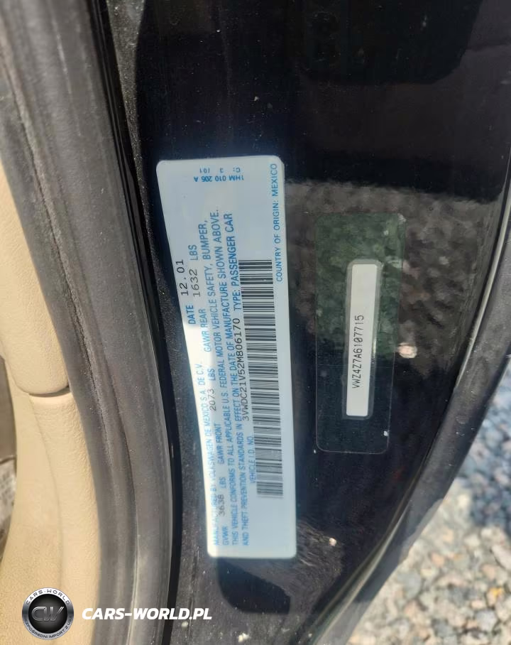 2002 Volkswagen Cabrio Glx VIN:3VWDC21V52M806170 - 12