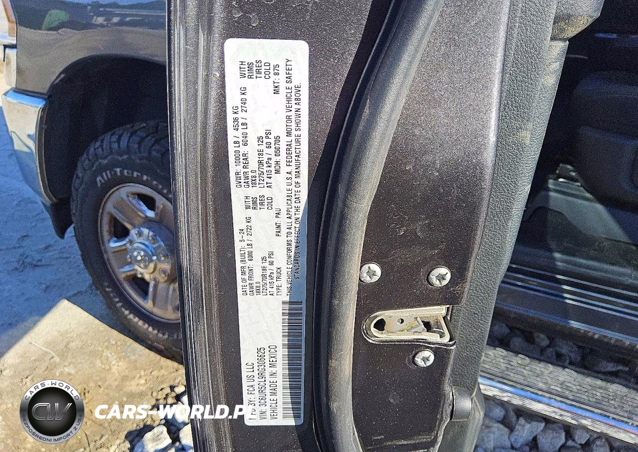2024 Ram 2500 Tradesman VIN:3C6UR5CL9RG306625 - 13