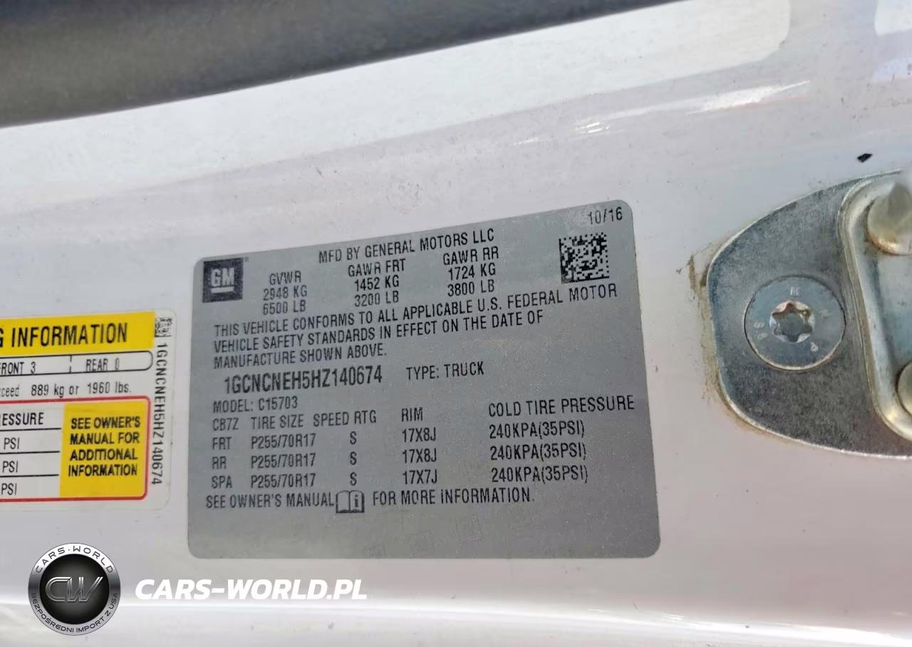 2017 Chevrolet Silverado C1500 VIN:1GCNCNEH5HZ140674 - 13
