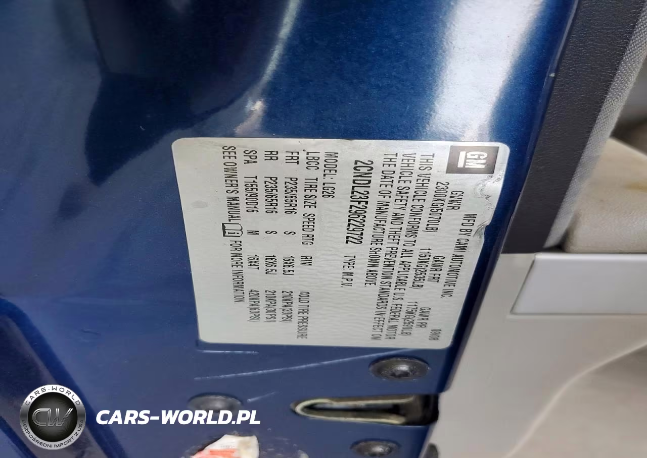 2009 Chevrolet Equinox Ls VIN:2CNDL23F296229722 - 12