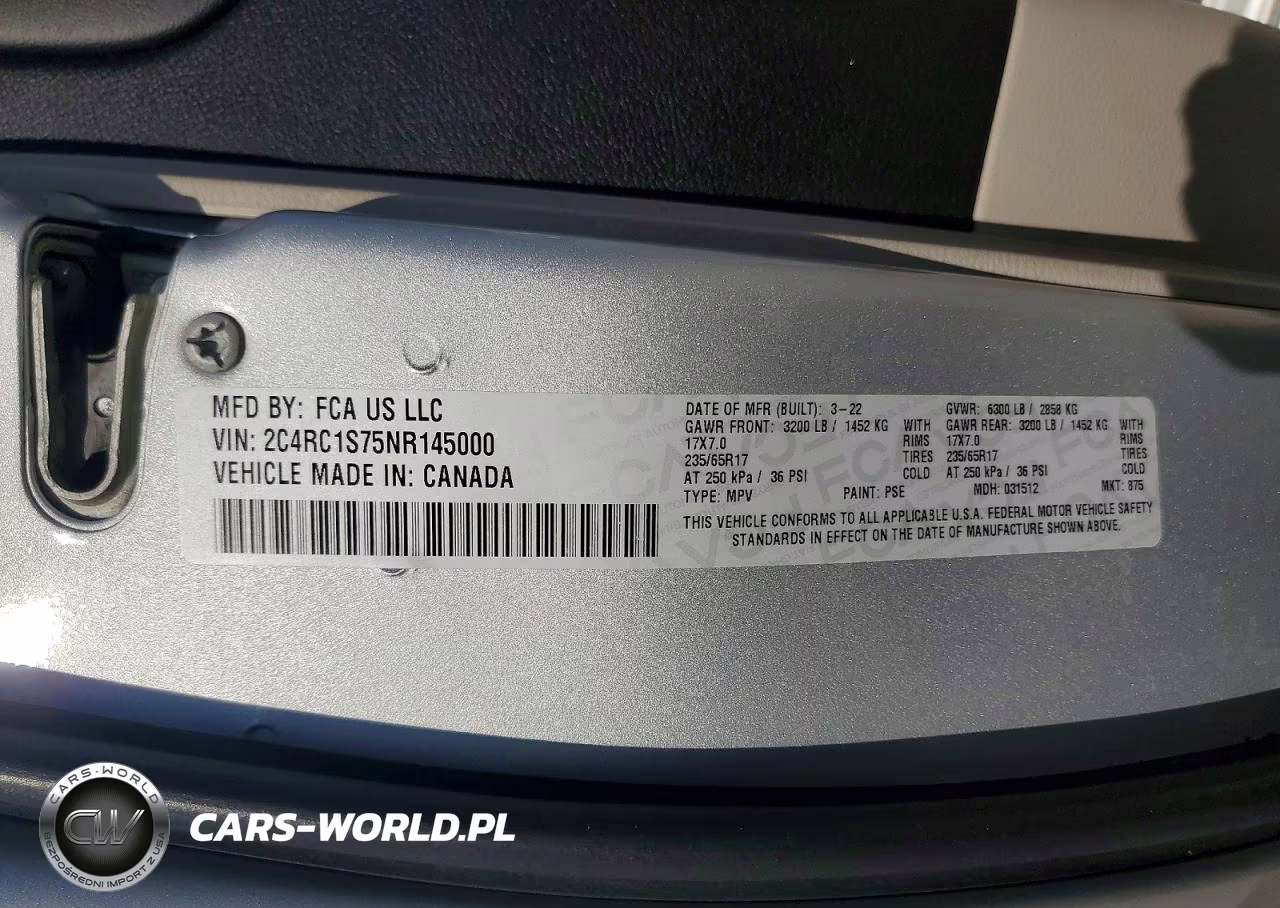 2022 Chrysler Pacifica Hybrid Limited VIN:2C4RC1S75NR145000 - 14