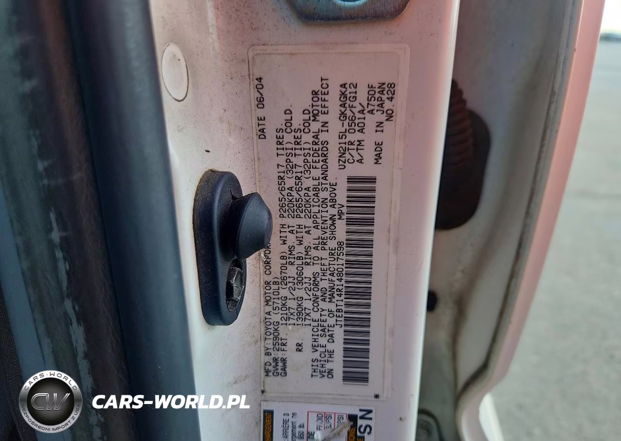 2004 Toyota 4Runner Sr5 VIN:JTEBT14R148017598 - 13
