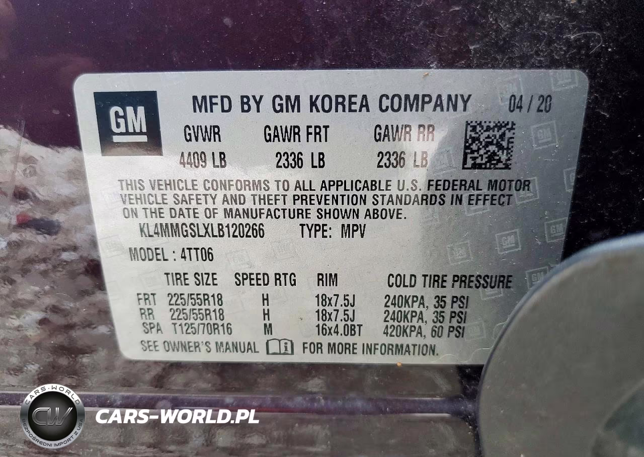 2020 Buick Encore Gx Essence VIN:KL4MMGSLXLB120266 - 13