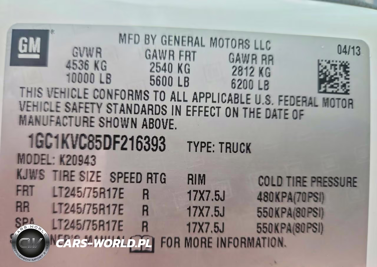 2013 Chevrolet Silverado K2500 Heavy Duty VIN:1GC1KVC85DF216393 - 12