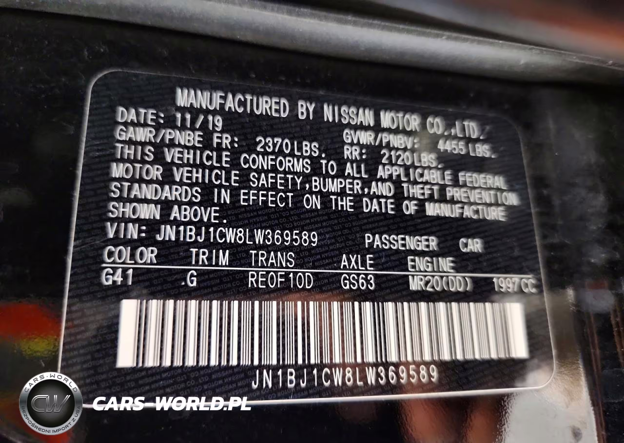 2020 Nissan Rogue Sport Sv VIN:JN1BJ1CW8LW369589 - 14