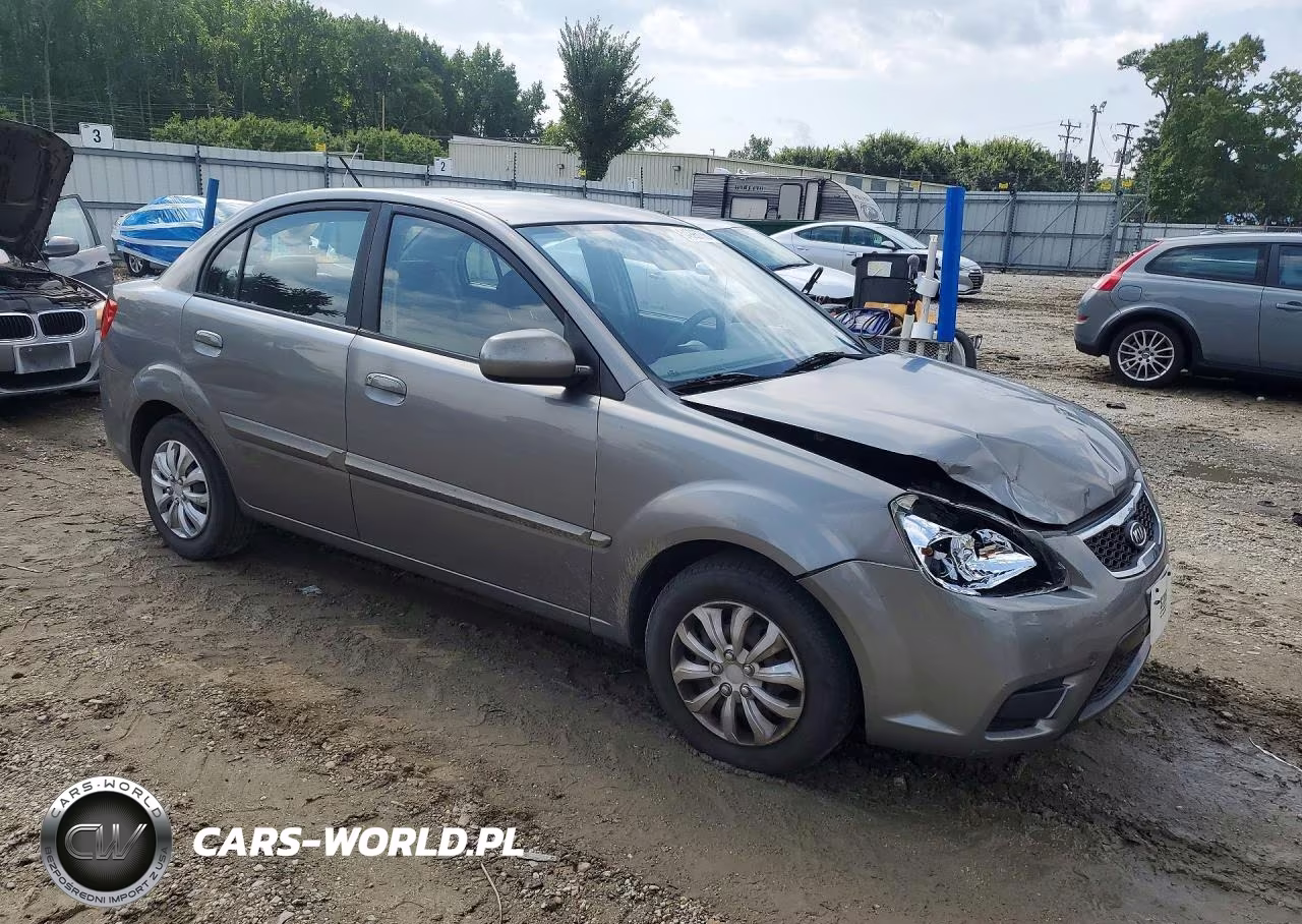 2011 Kia Rio Lx VIN:KNADH4A31B6955347 - 4
