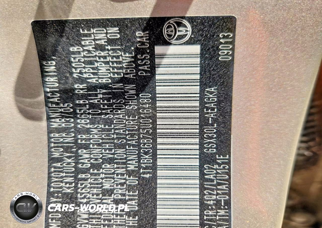 2005 Toyota Avalon Xls VIN:4T1BK36B75U016480 - 12