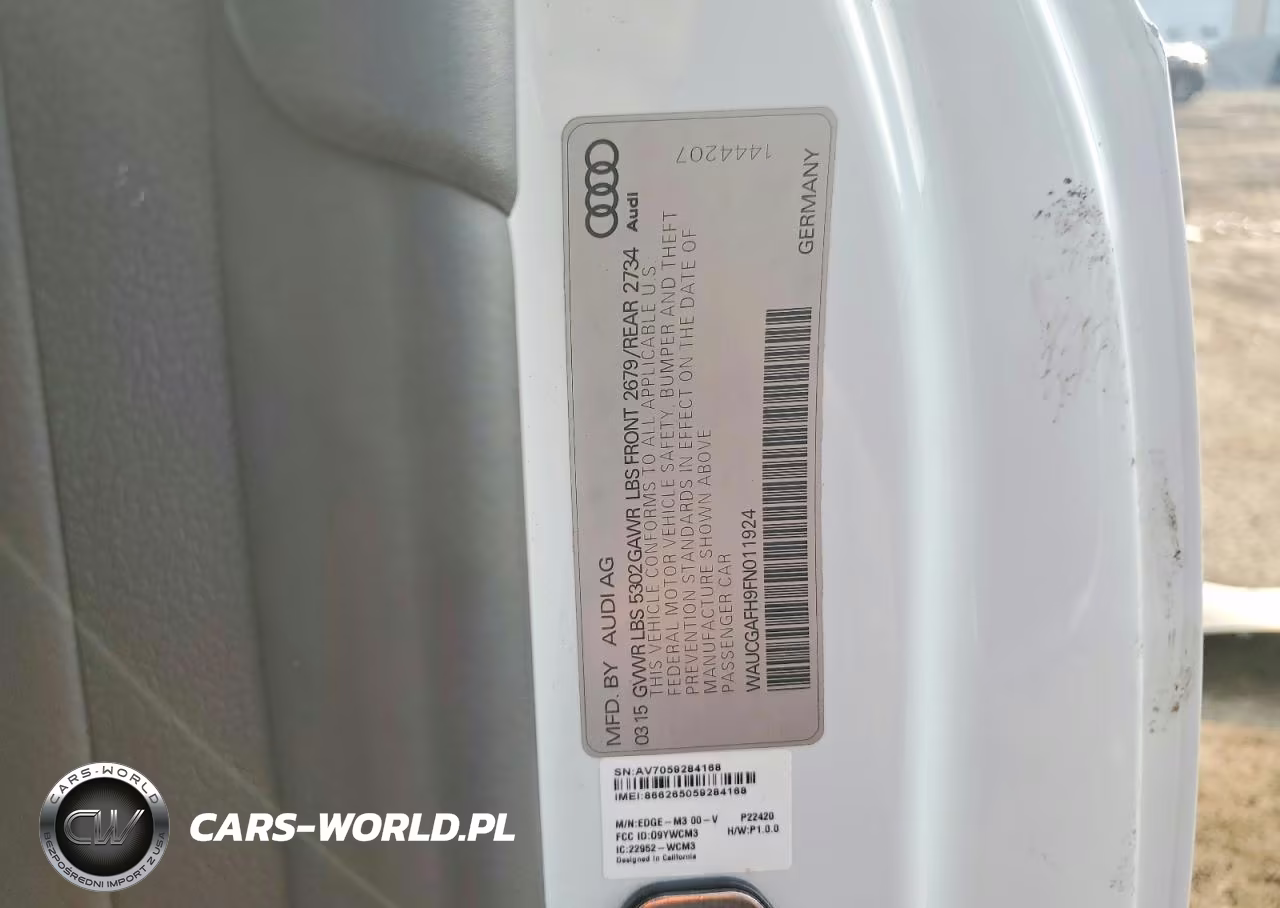 2015 Audi S5 Premium Plus VIN:WAUCGAFH9FN011924 - 12