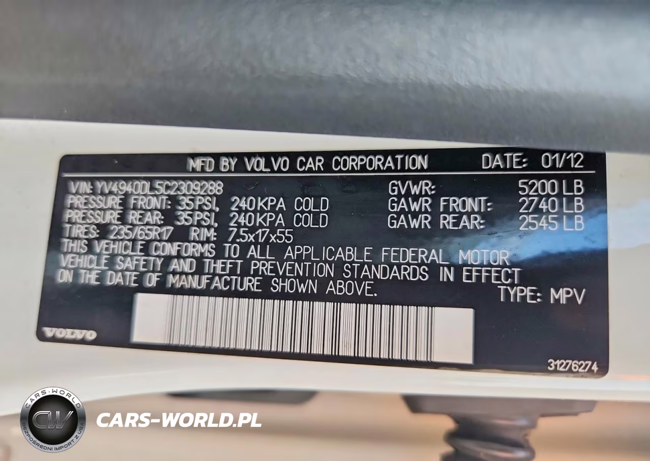 2012 Volvo Xc60 3.2 VIN:YV4940DL5C2309288 - 13