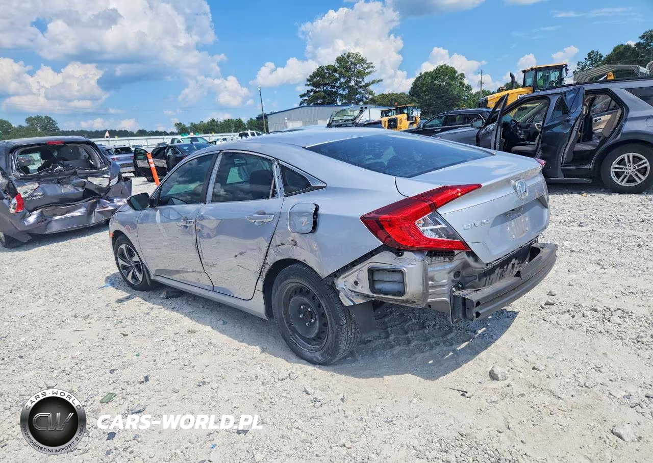 2019 Honda Civic Lx VIN:19XFC2F64KE048376 - 2
