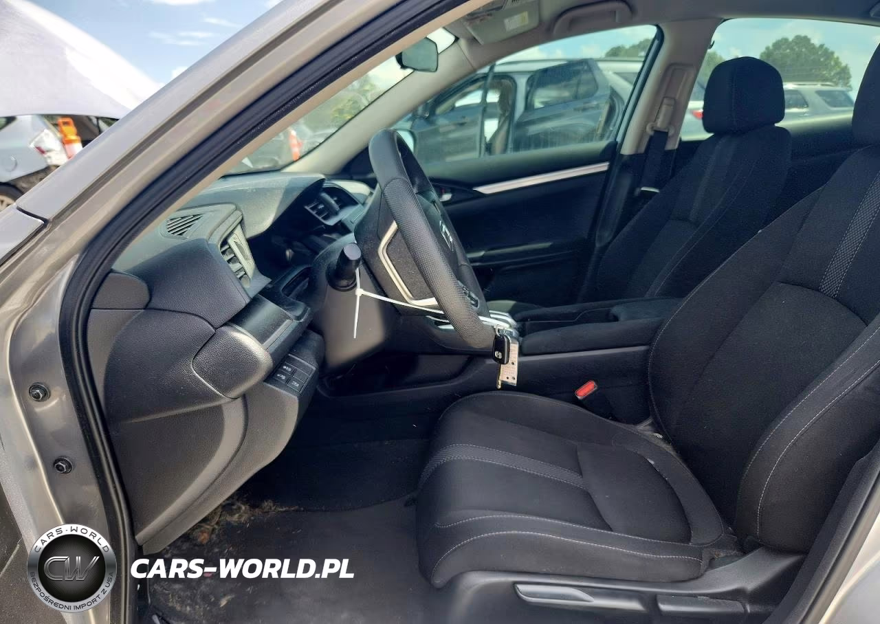 2019 Honda Civic Lx VIN:19XFC2F64KE048376 - 7