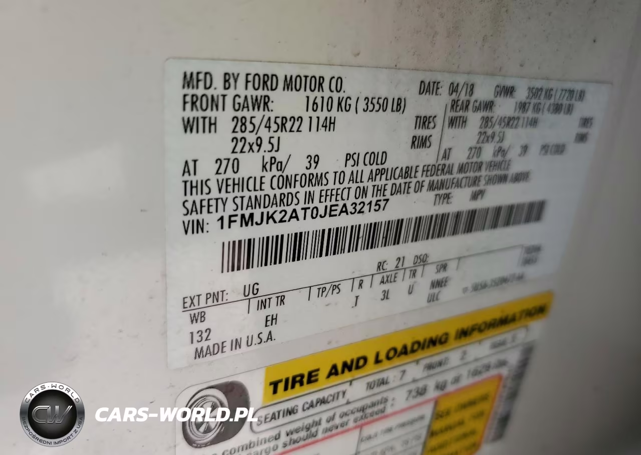 2018 Ford Expedition Max Limited VIN:1FMJK2AT0JEA32157 - 13