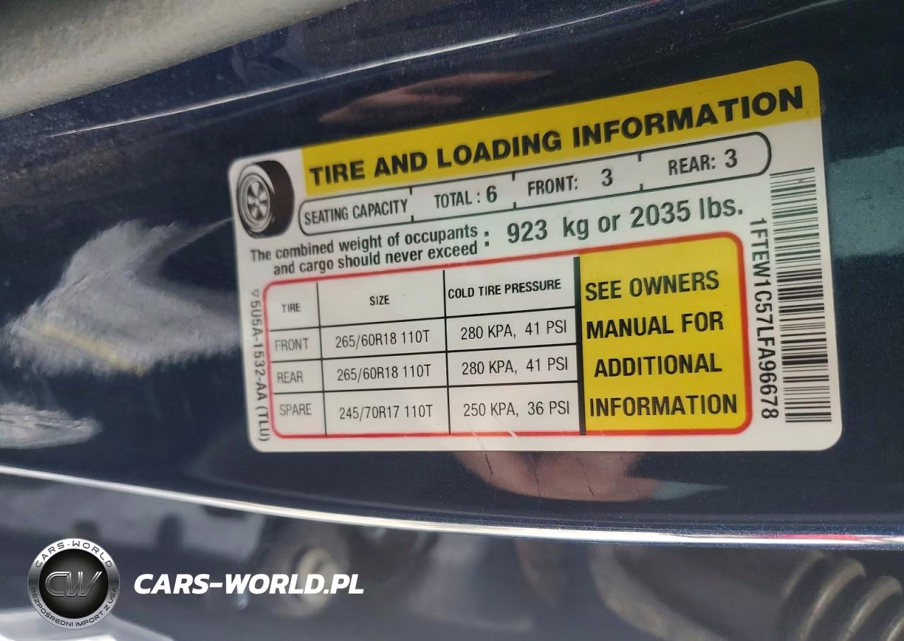 2020 Ford F150 Supercrew VIN:1FTEW1C57LFA96678 - 13