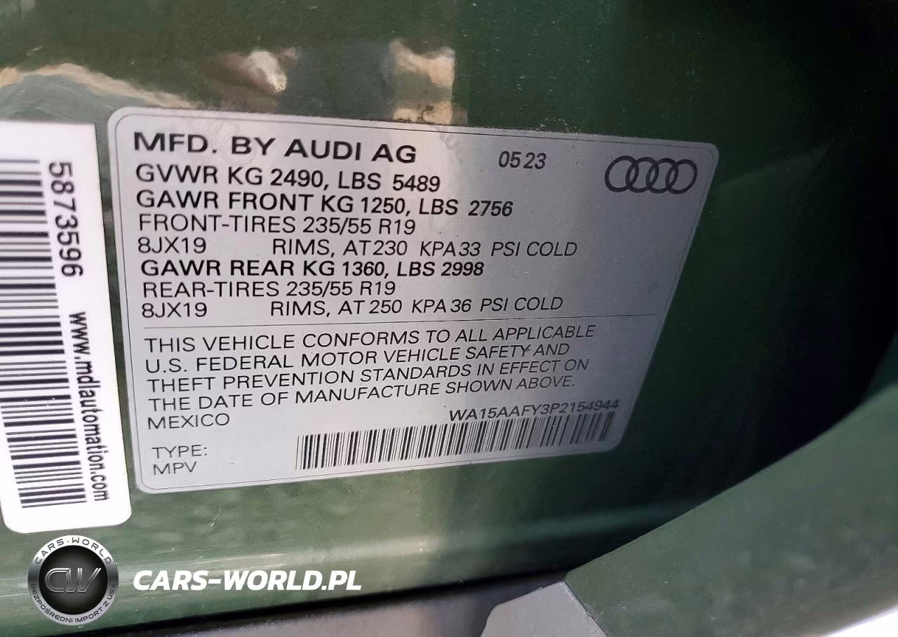 2023 Audi Q5 Sportback Prm Pls 45 VIN:WA15AAFY3P2154944 - 13