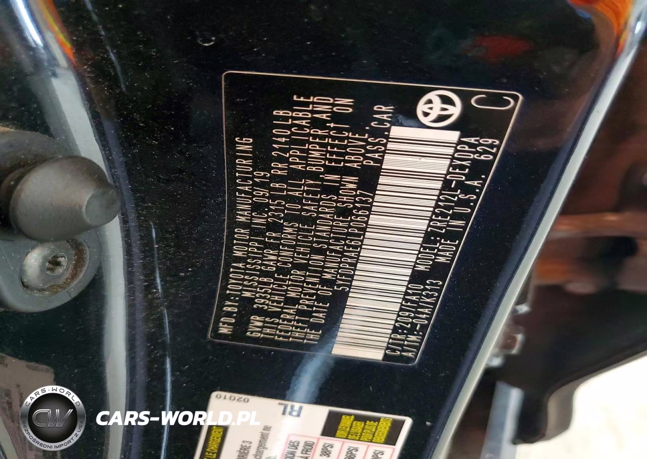 2020 Toyota Corolla L VIN:5YFDPRAE6LP066137 - 13