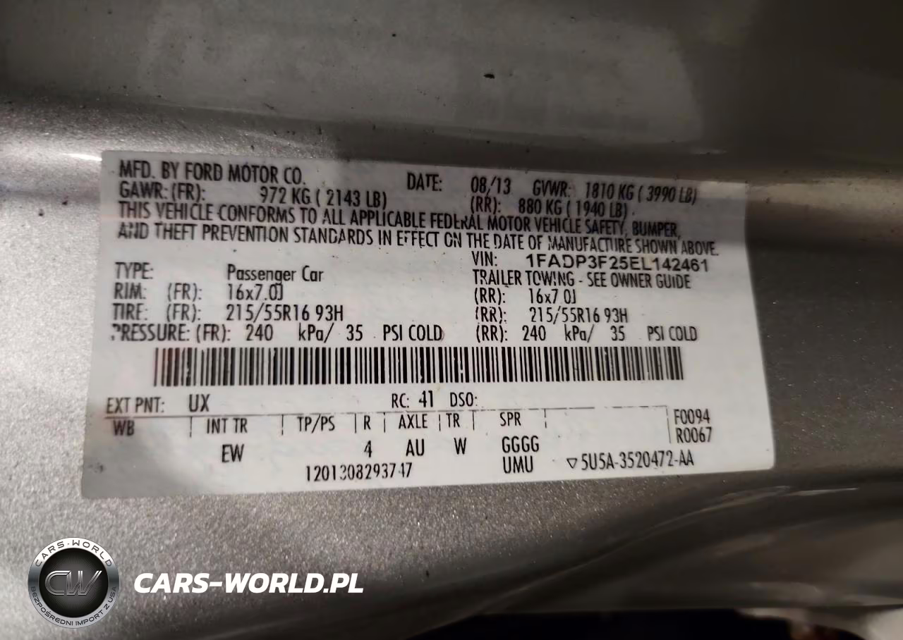 2014 Ford Focus Se VIN:1FADP3F25EL142461 - 13