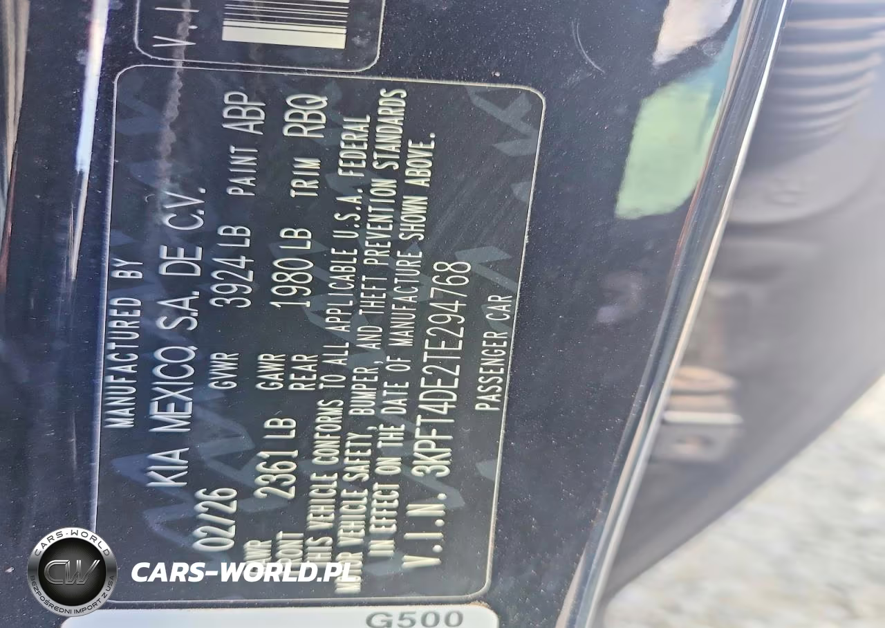 2026 Kia K4 Lxs VIN:3KPFT4DE2TE294768 - 12