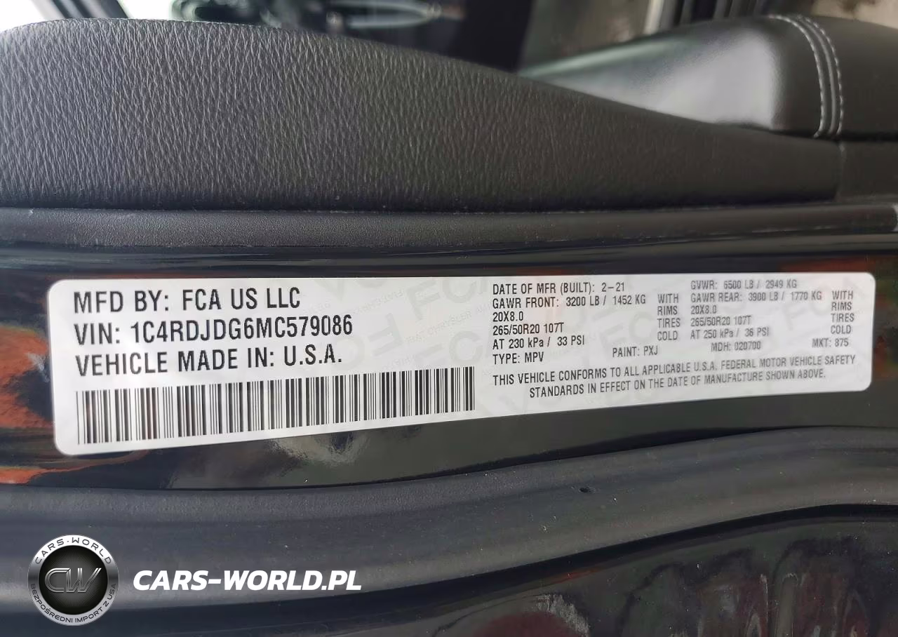 2021 Dodge Durango Gt VIN:1C4RDJDG6MC579086 - 13