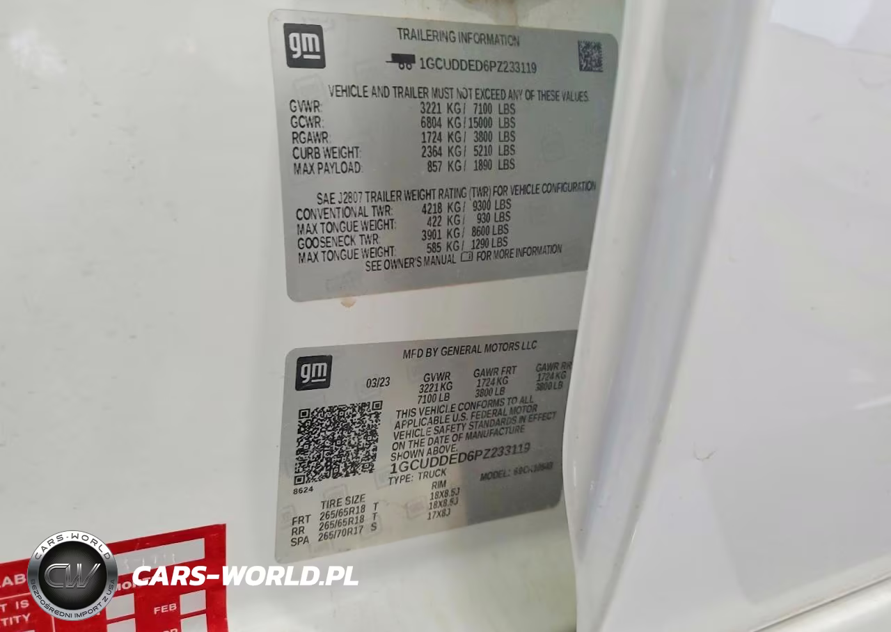 2023 Chevrolet Silverado K1500 Lt VIN:1GCUDDED6PZ233119 - 12