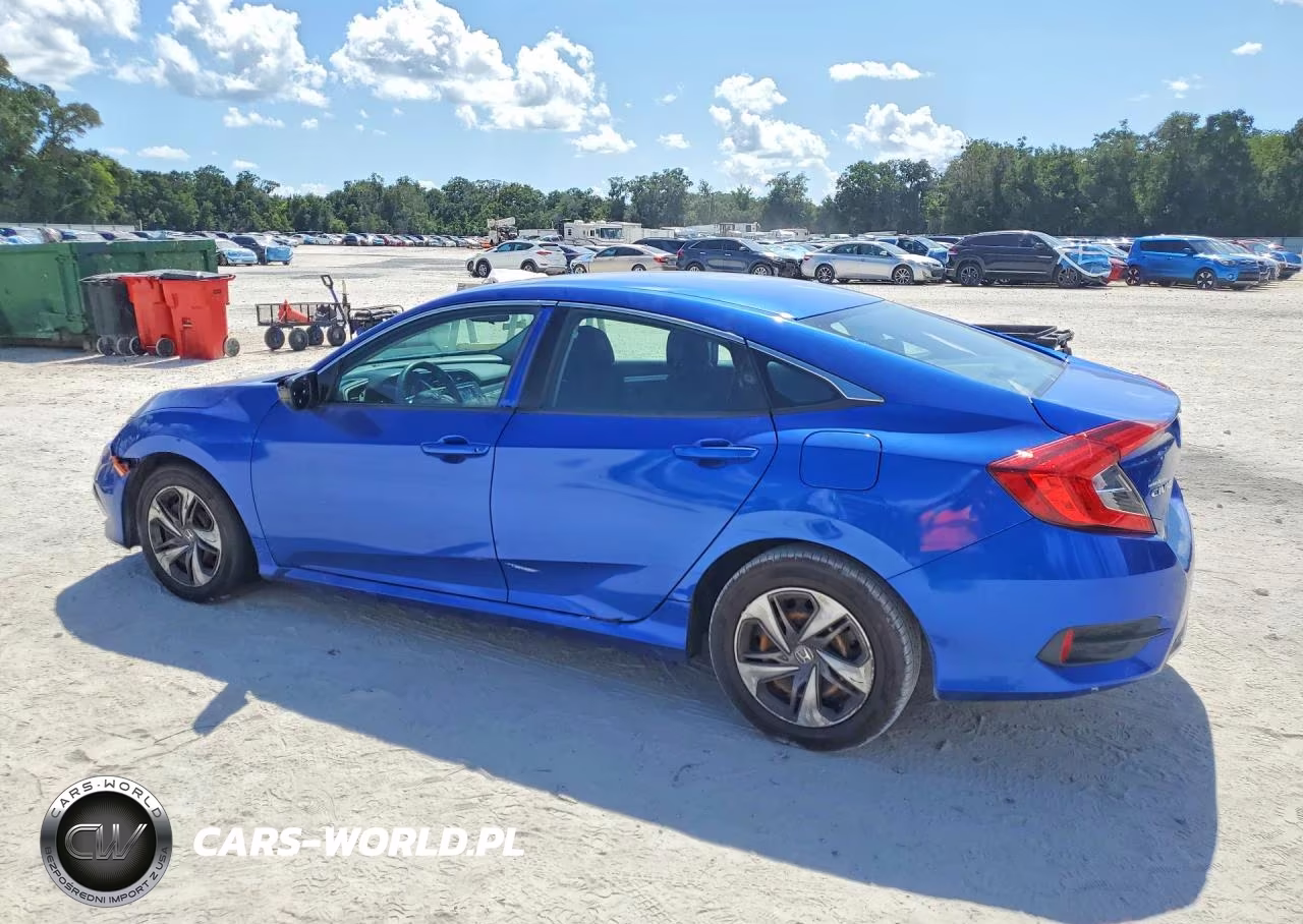 2020 Honda Civic Lx VIN:19XFC2F68LE011087 - 2