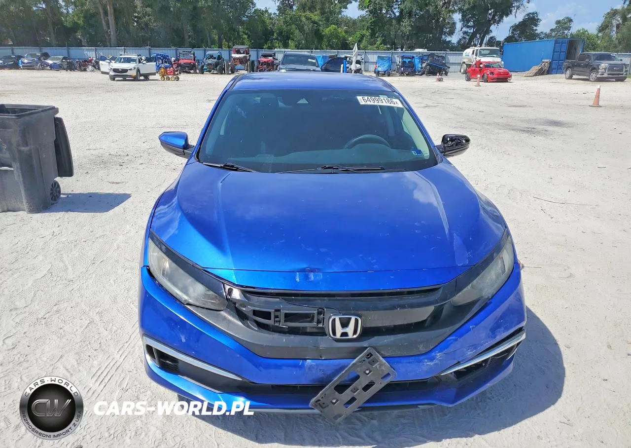 2020 Honda Civic Lx VIN:19XFC2F68LE011087 - 5