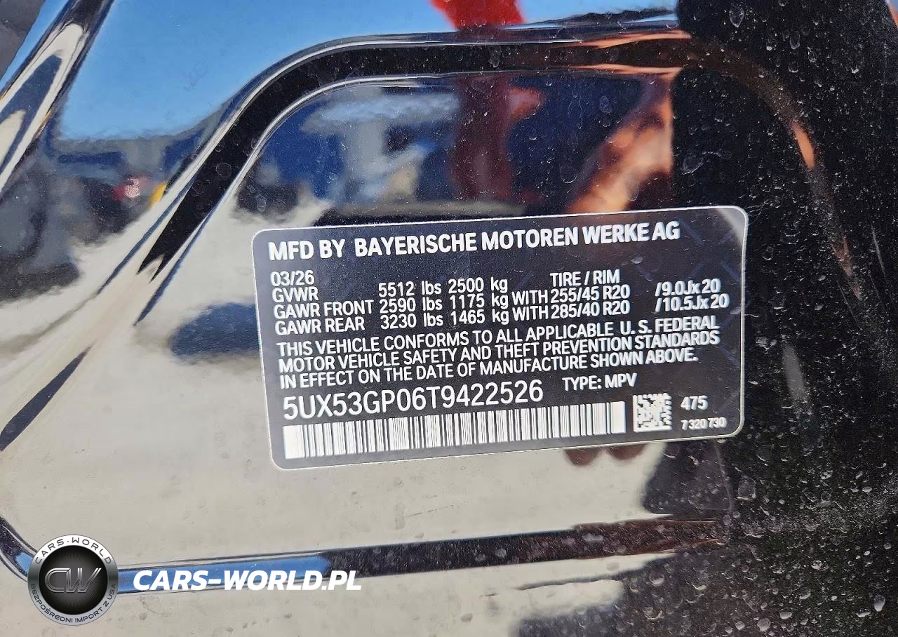 2026 BMW X3 30 xDrive VIN:5UX53GP06T9422526 - 14