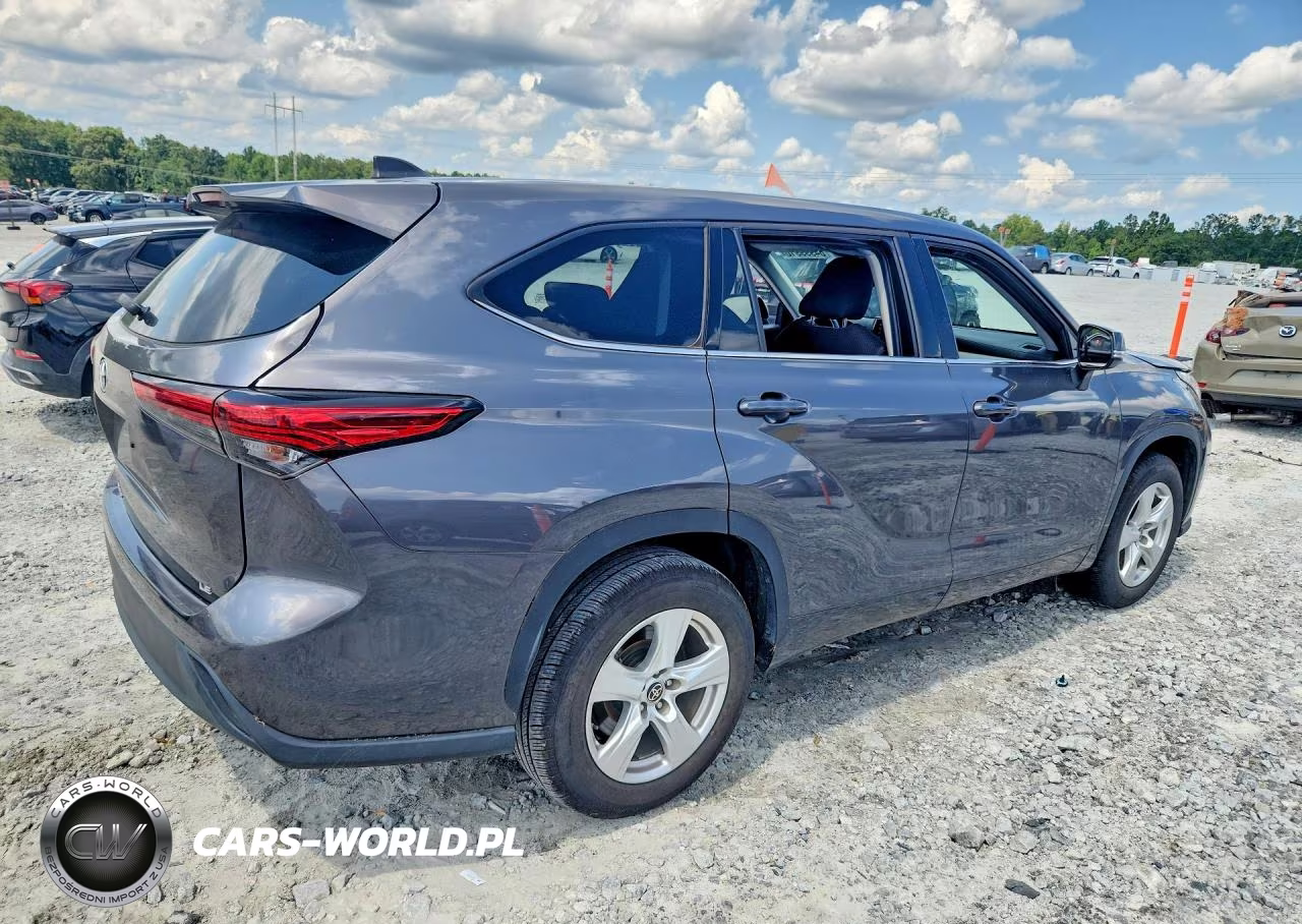2022 Toyota Highlander Le VIN:5TDZZRAH5NS544469 - 3