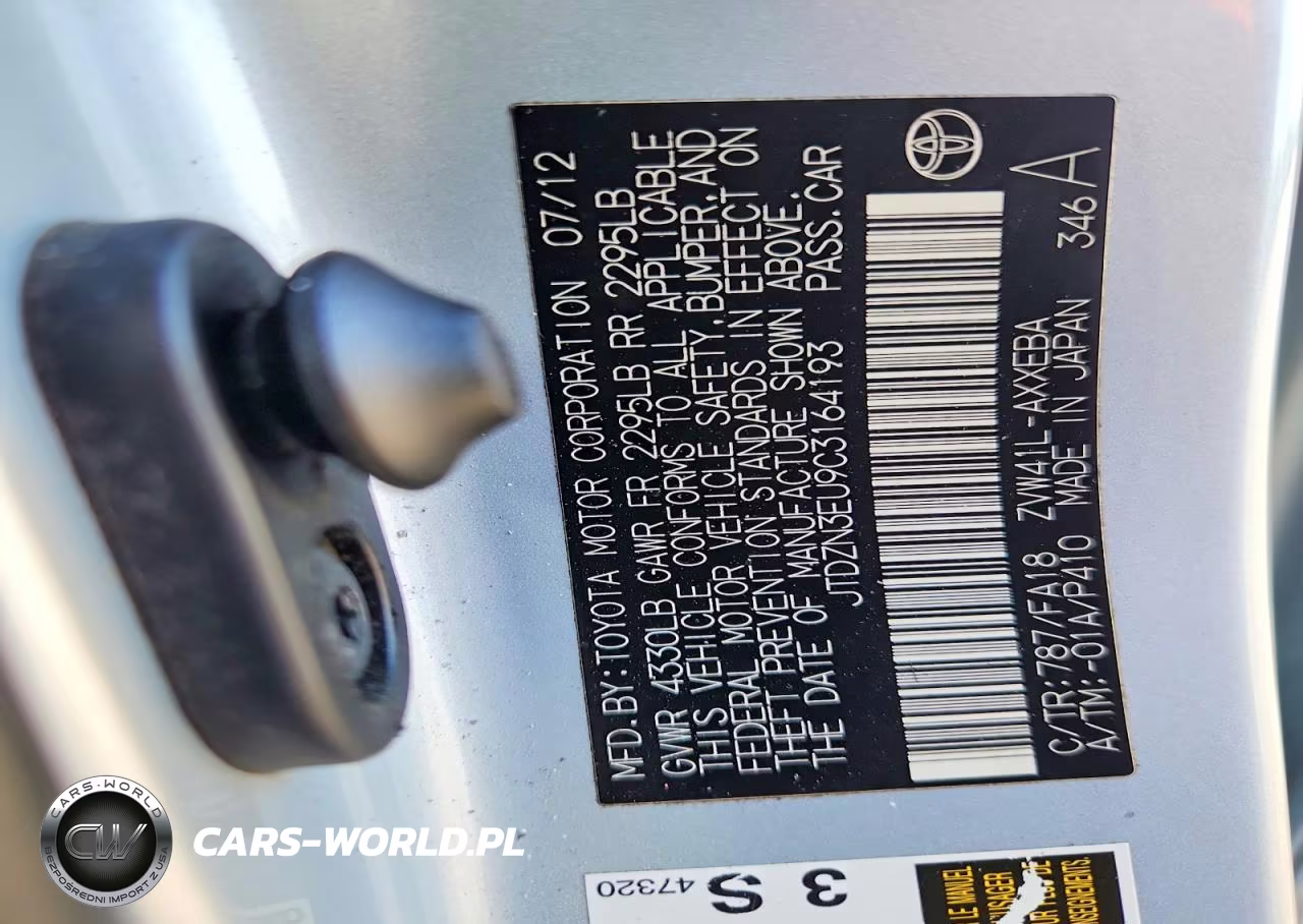 2012 Toyota Prius C Hyb VIN:JTDZN3EU9C3164193 - 12