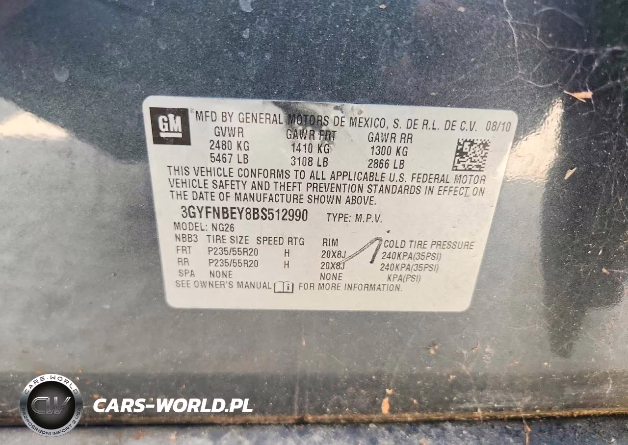 2011 Cadillac Srx Performance Collection VIN:3GYFNBEY8BS512990 - 12